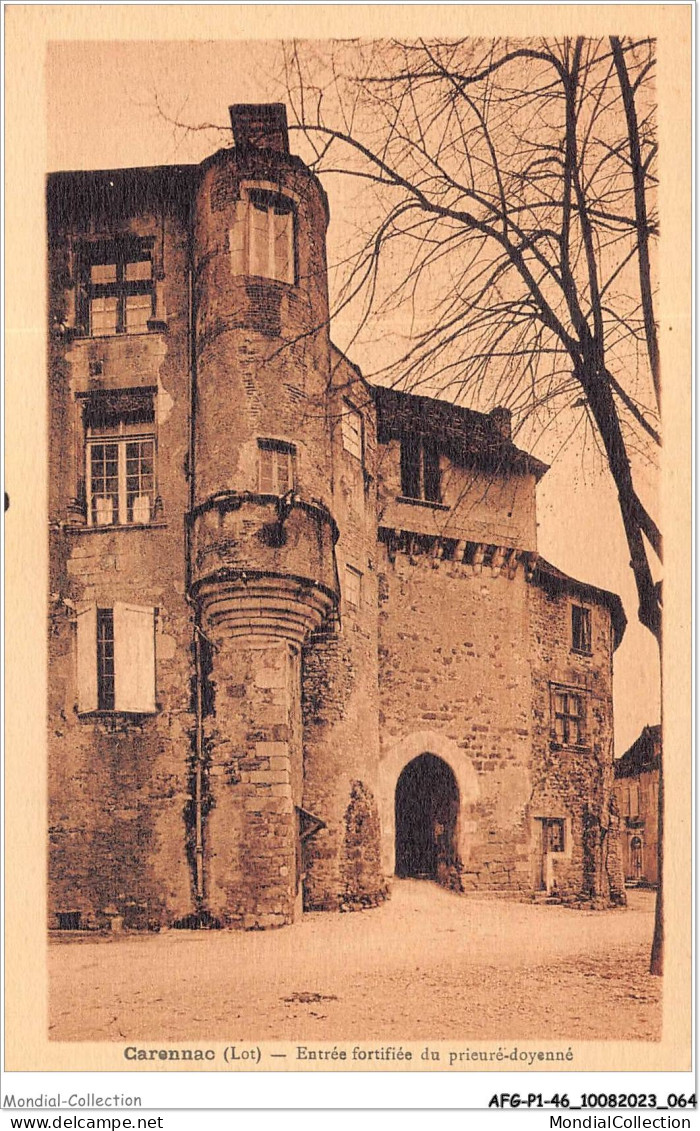 AFGP1-46-0033 - CARENNAC - Entrée Fortifiée De Prieuré-doyenné  - Gourdon