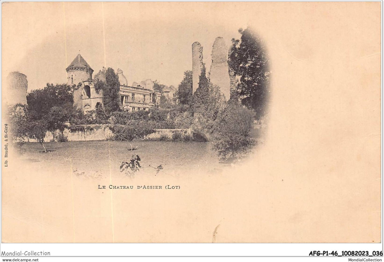 AFGP1-46-0019 - Le Château D'ASSIER  - Assier