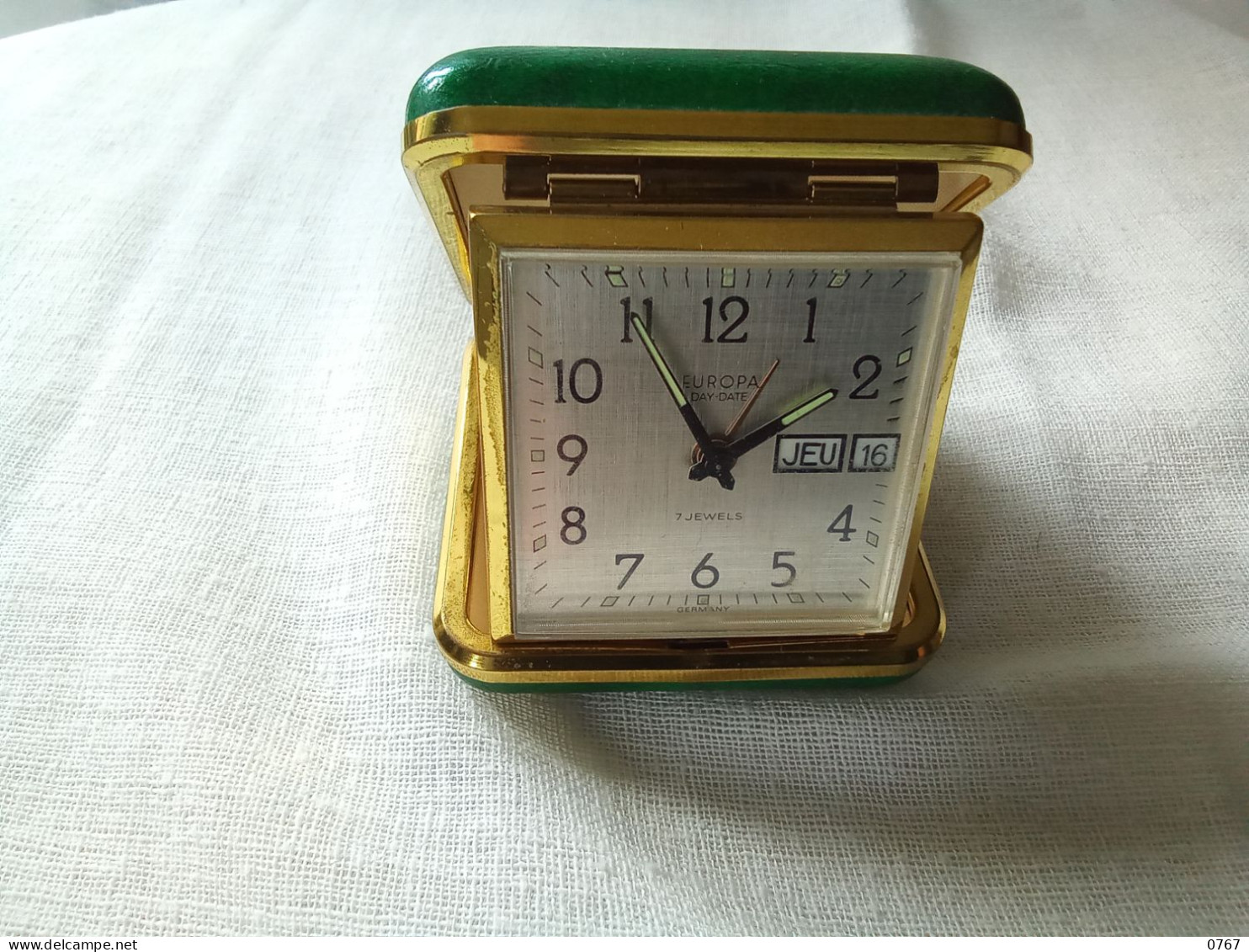 Ancien Réveil Europa Day Date Vintage ( Bazarcollect28 ) - Alarm Clocks