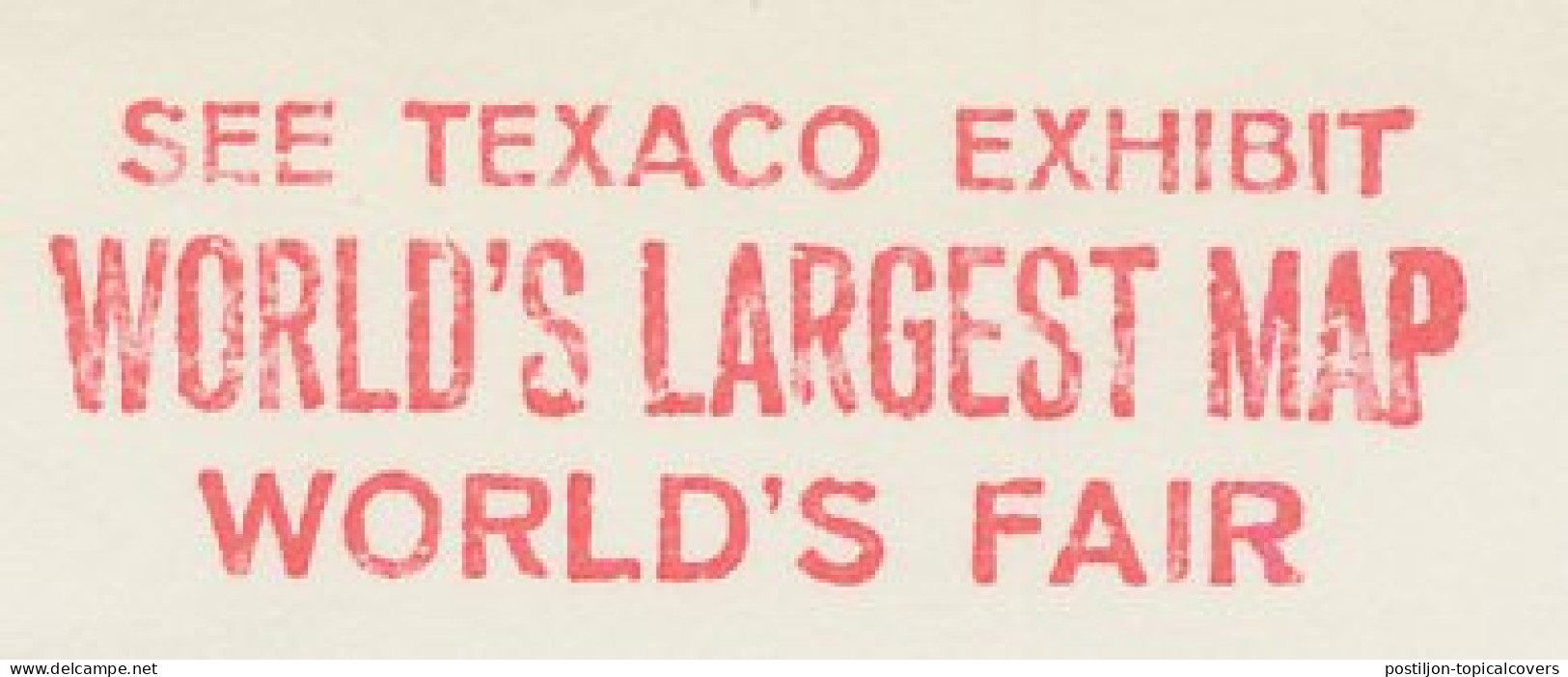 Meter Top Cut USA World S Largest Map - Exhibit - Texaco - Geografia