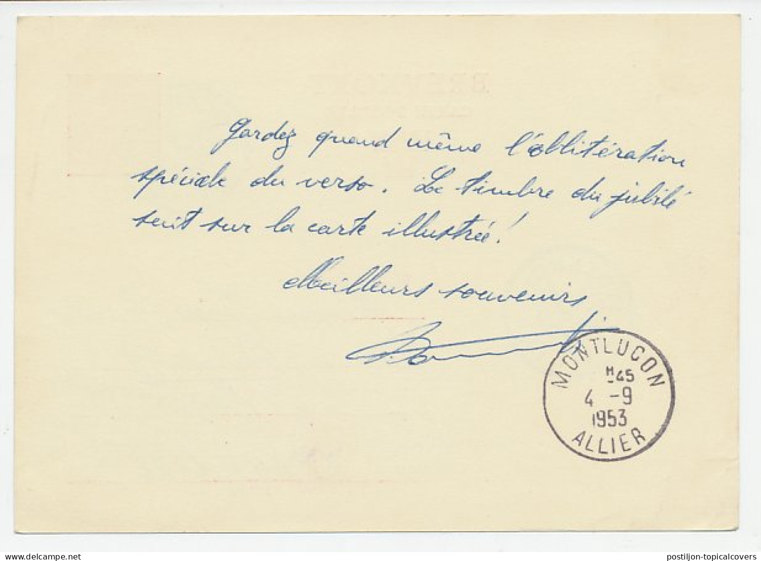 Postcard / Postmark Sweden 1953 15th I.V.C. 1953 - Andere & Zonder Classificatie
