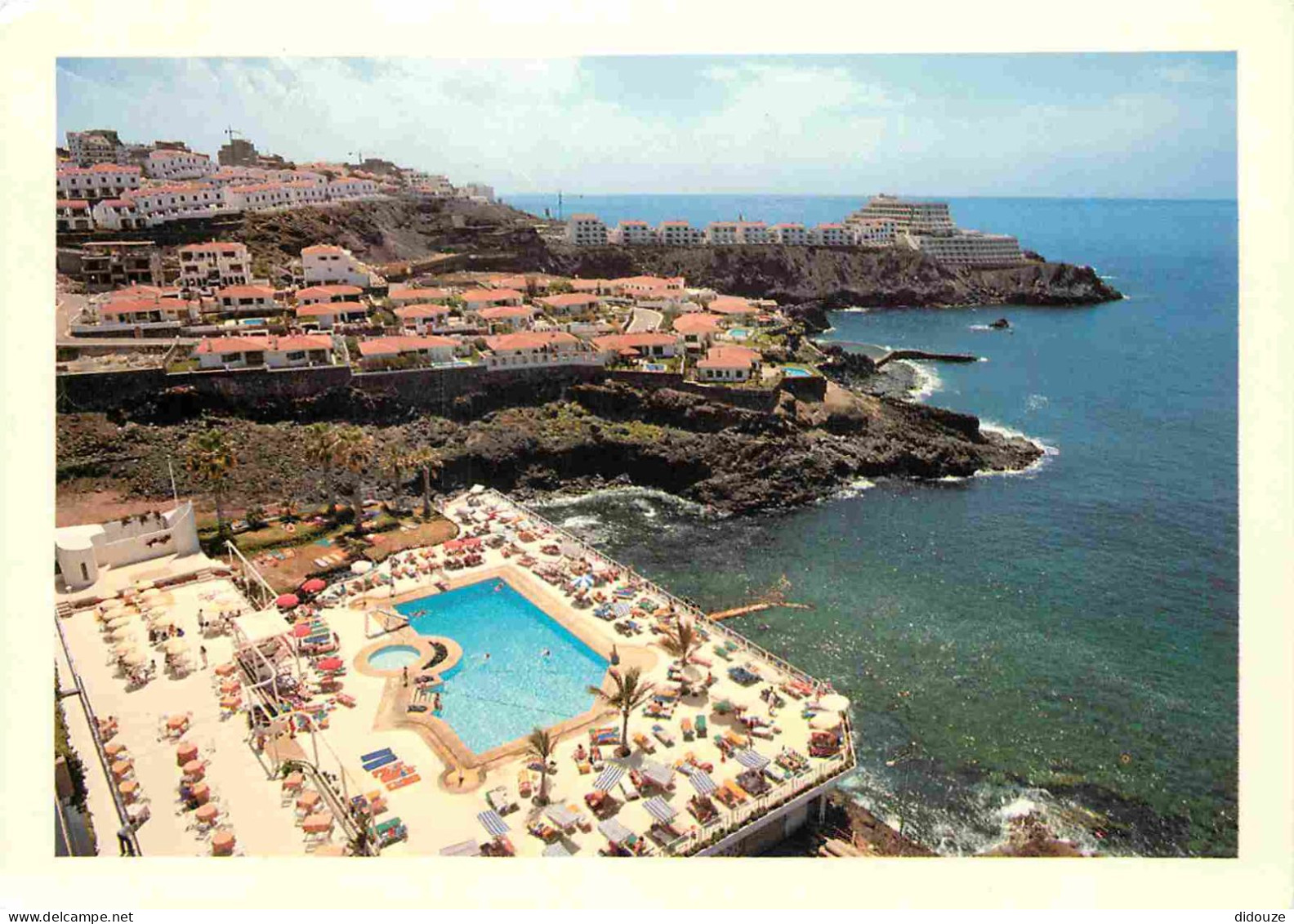 Espagne - Espana - Islas Canarias - Tenerife - Acantilado De Los Gigantes - Cliffs Of The Giants - Piscine - Architectur - Tenerife