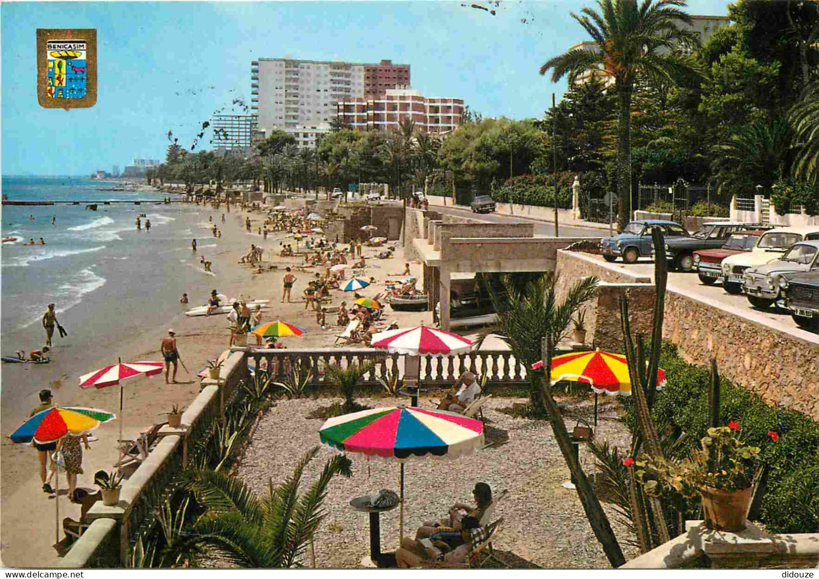 Espagne - Espana - Comunidad Valenciana - Benicasim - Playa - Plage - Automobiles - CPM - Voir Scans Recto-Verso - Castellón