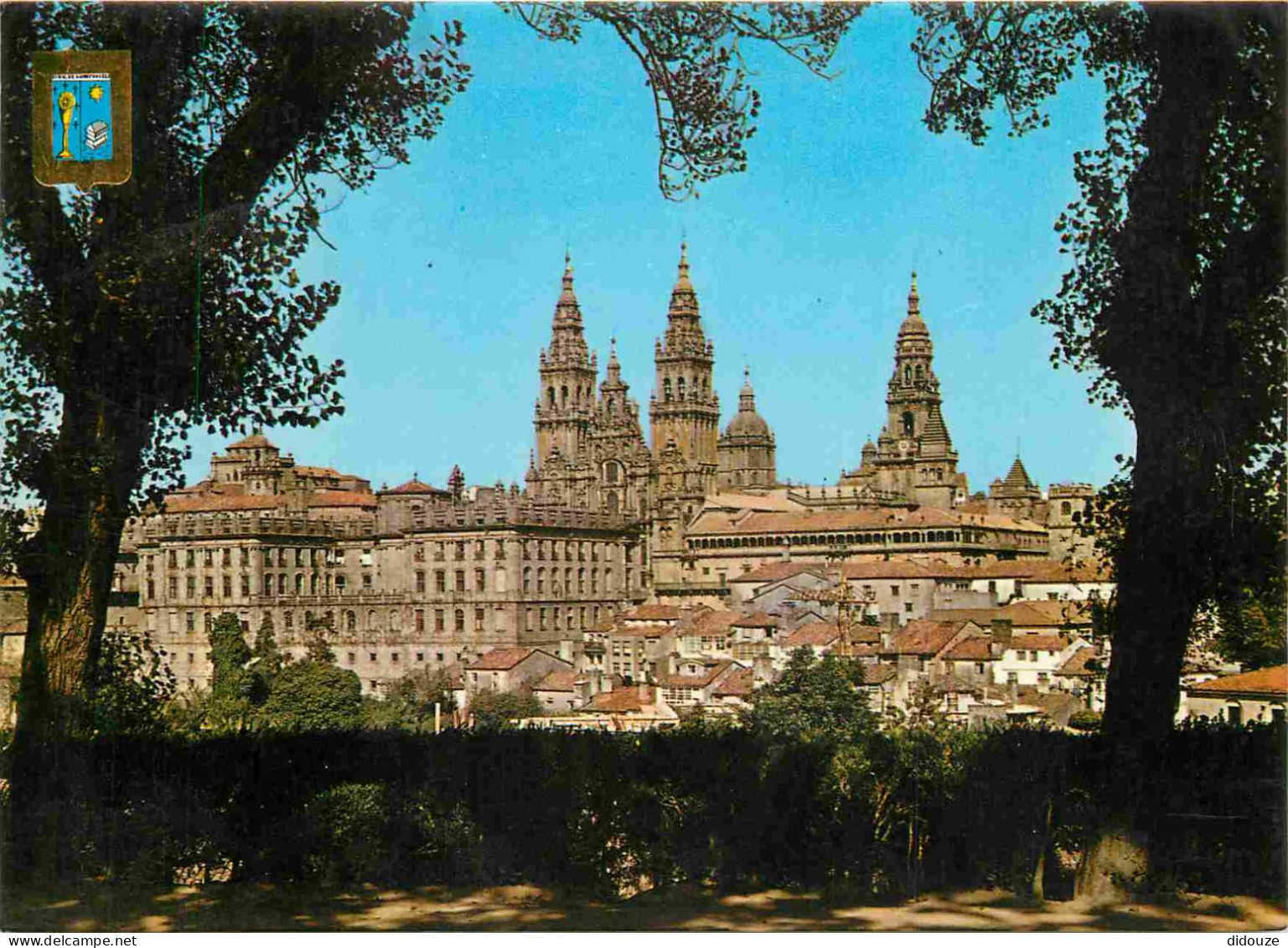 Espagne - Espana - Galicia - Santiago De Compostela - Vista General Desde El Mirador De La Herradura - Vue Générale Depu - Santiago De Compostela