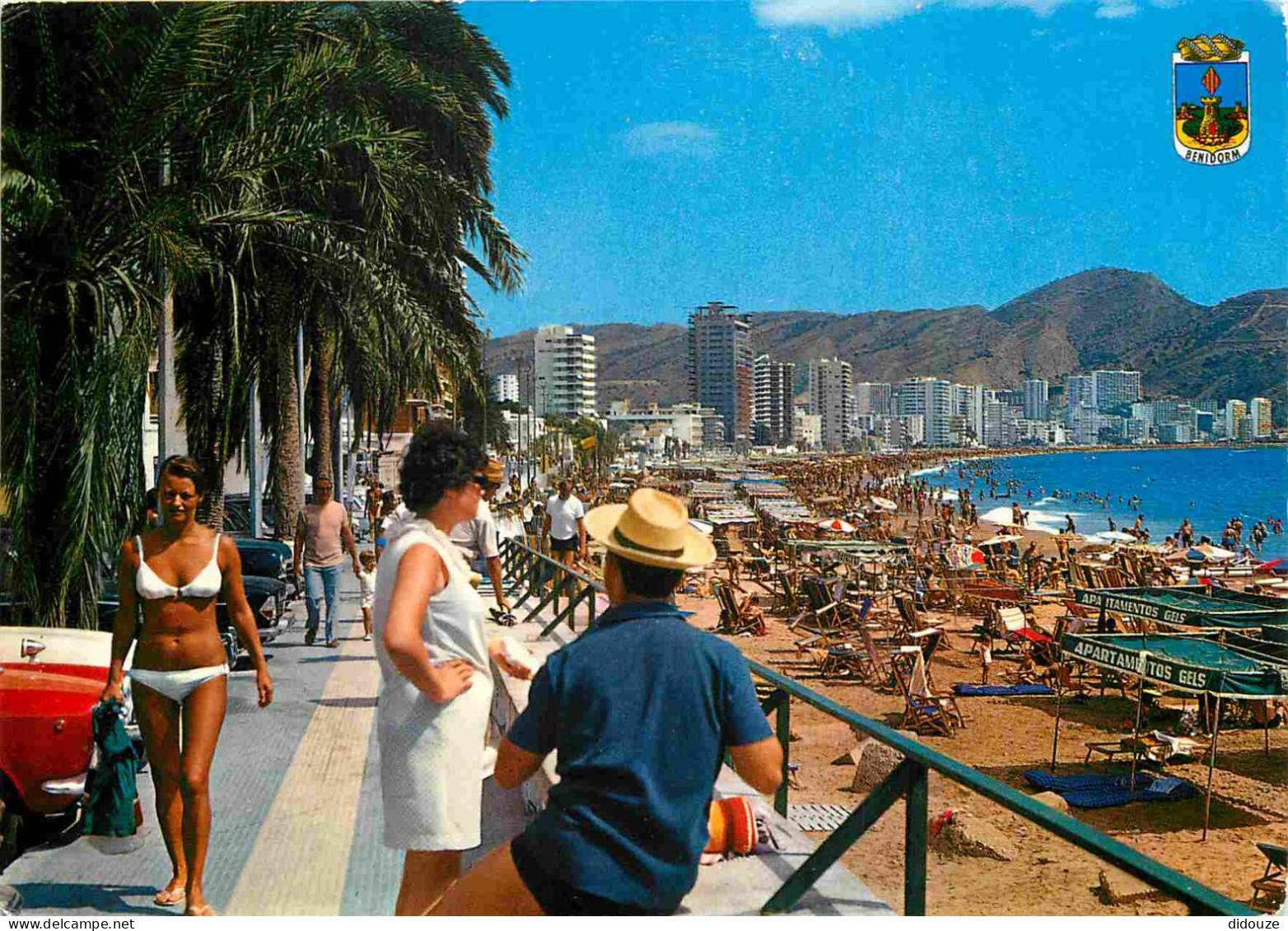 Espagne - Espana - Comunidad Valenciana - Benidorm - Paseo Y Playa De Levante - Femme En Maillot De Bain - CPM - Voir Sc - Alicante