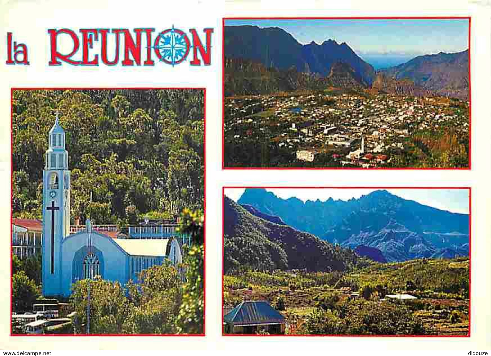 Ile De La Réunion - Cilaos - Multivues - Flamme Postale - CPM - Voir Scans Recto-Verso - Other & Unclassified