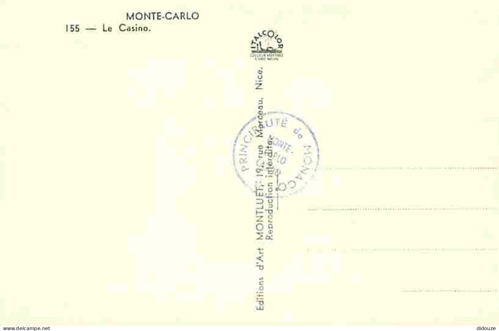 Monaco - Monte-Carlo - Le Casino - Automobiles - Carte Neuve - CPM - Voir Scans Recto-Verso - Casino