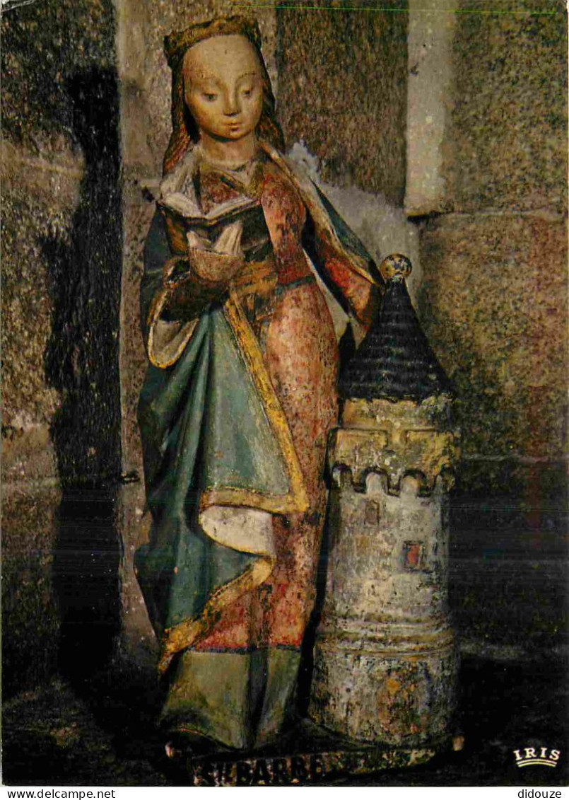 87 - Saint Junien - Intérieur De La Collégialle - Statue De Sainte Barbe - Art Religieux - CPM - Carte Neuve - Voir Scan - Saint Junien