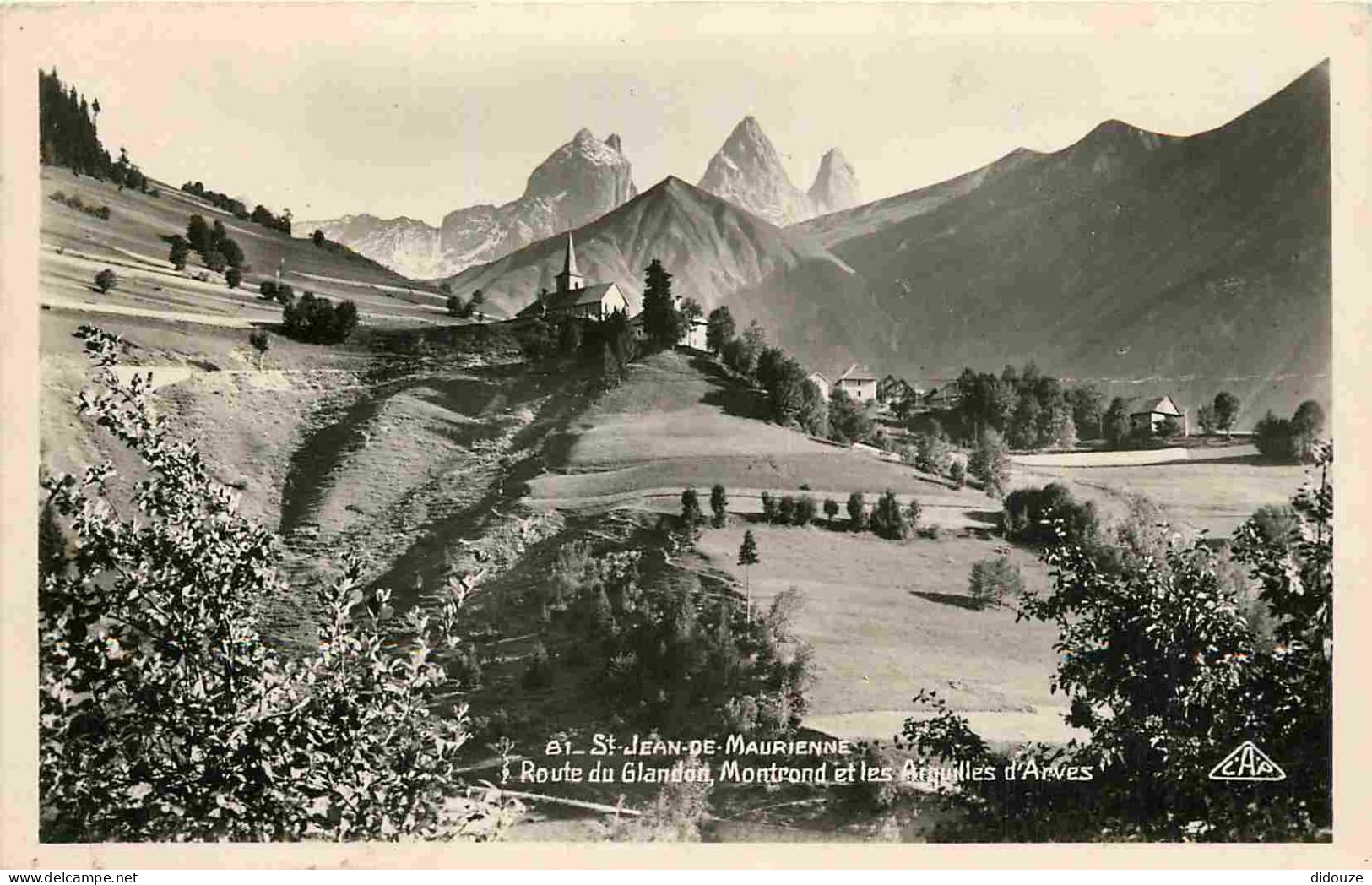 73 - Saint Jean De Maurienne - Route Du Glandon - Montrond - Les Aiguilles D'Arves - CPSM Format CPA - Voir Scans Recto- - Saint Jean De Maurienne