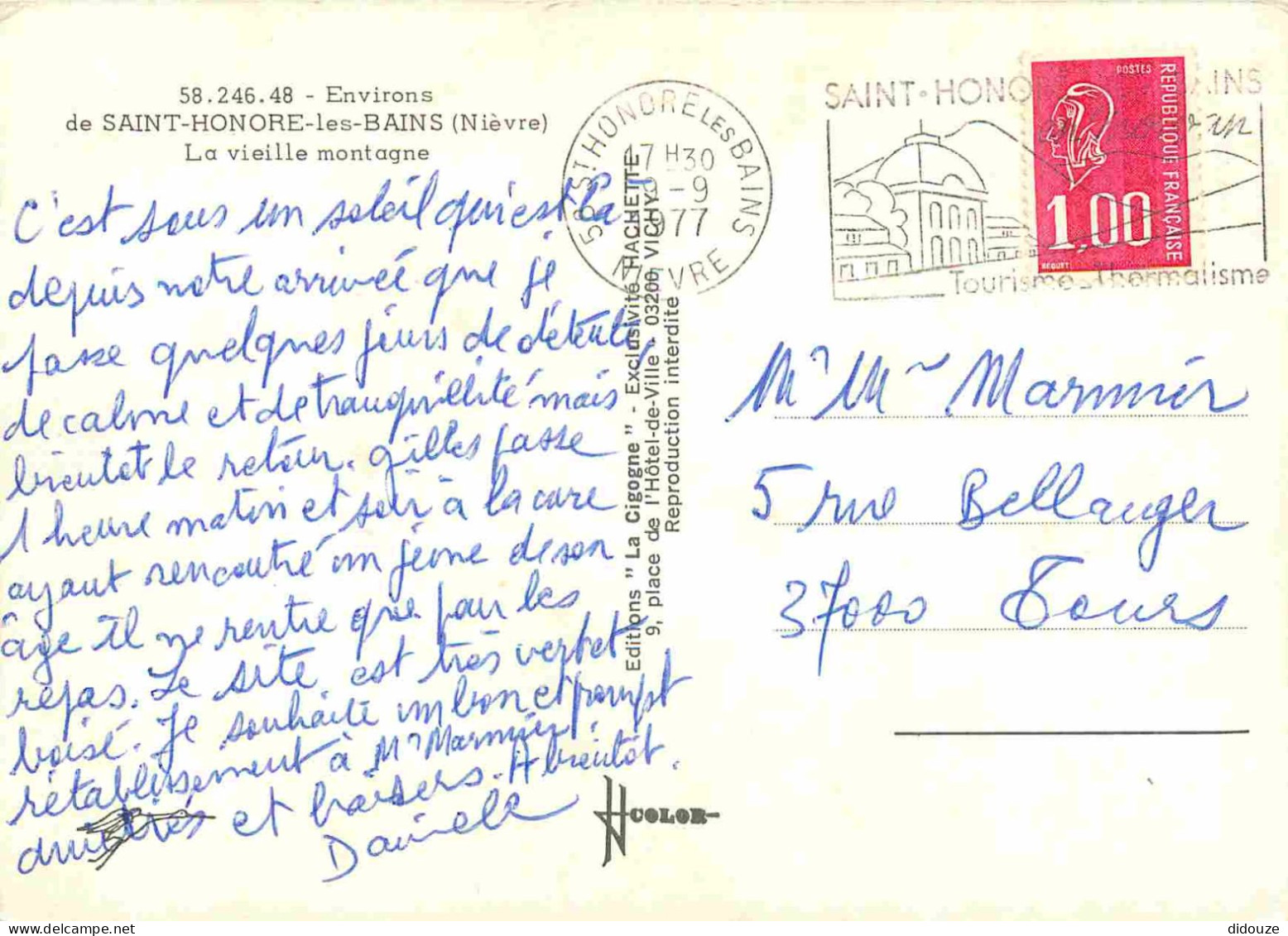 58 - Saint Honoré Les Bains - La Vieille Montagne Aux Environs De Saint Honoré Les Bains - CPM - Voir Scans Recto-Verso - Saint-Honoré-les-Bains