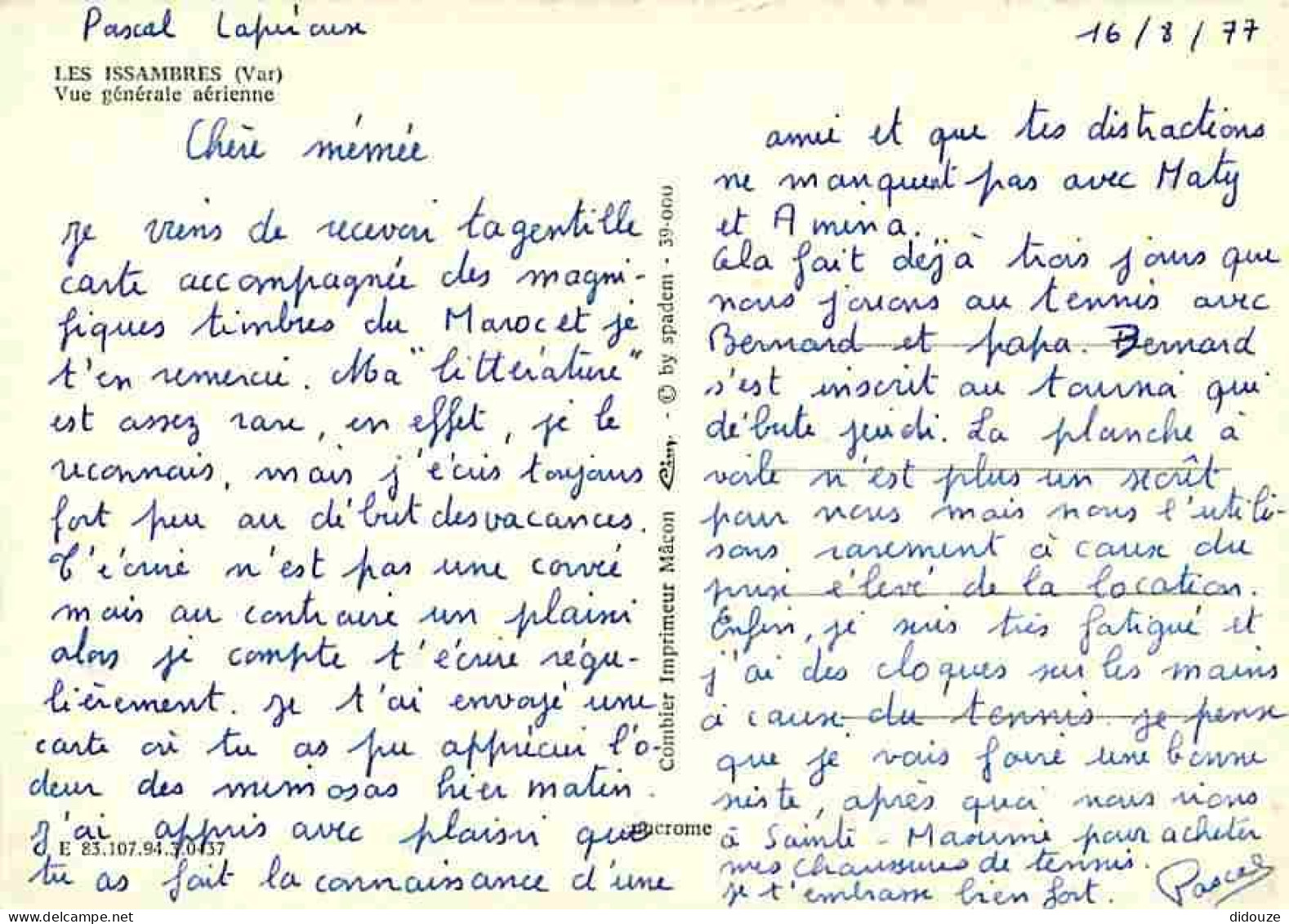 83 - Les Issambres - Vue Générale Aérienne - CPM - Voir Scans Recto-Verso - Les Issambres