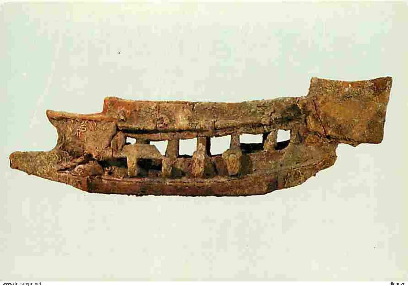 Art - Antiquités - Modèle En Terre Cuite De Bateau De Guerre Romain - Fin Du 1e S Av JC - CPM - Voir Scans Recto-Verso - Ancient World