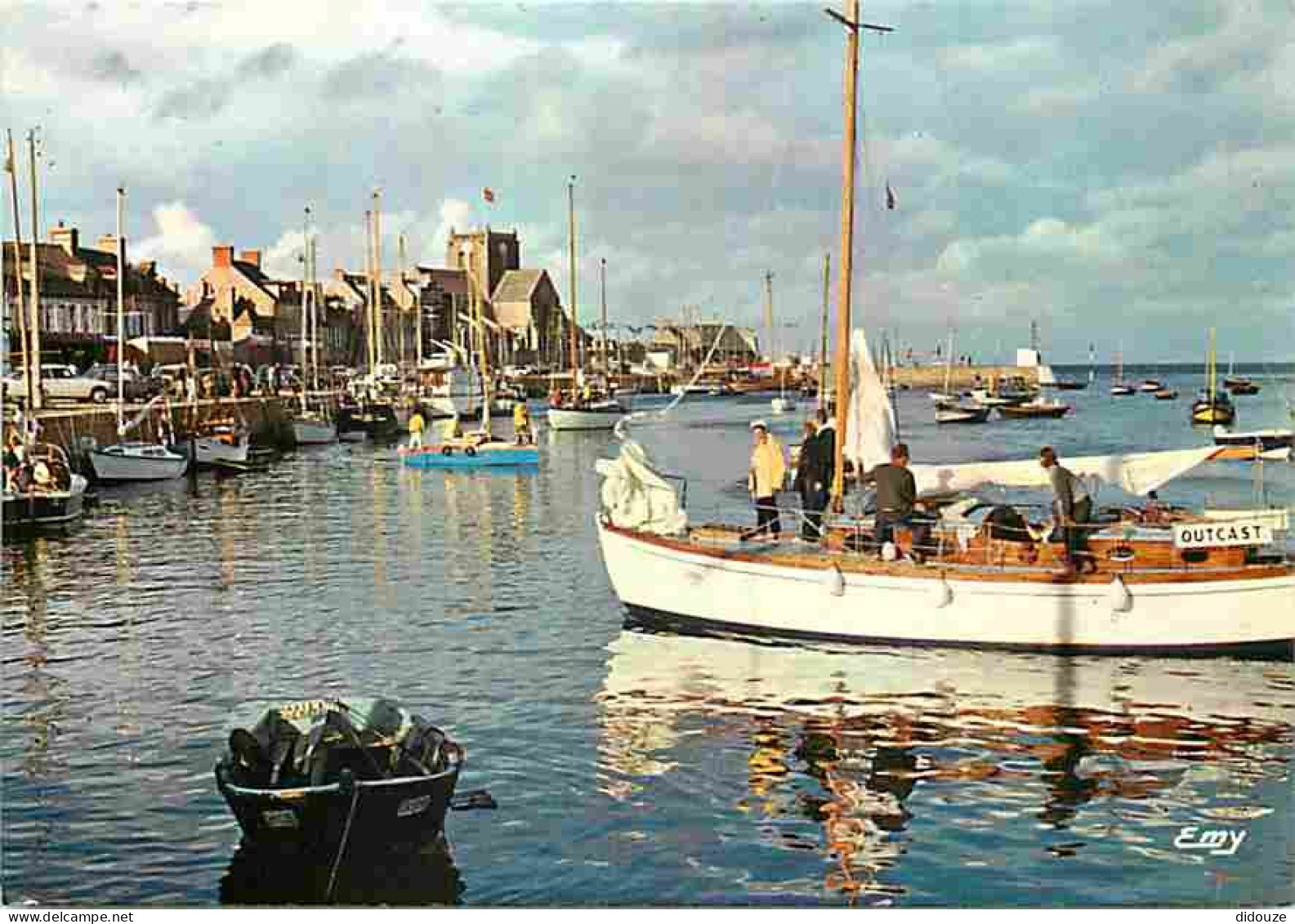 50 - Barfleur - Le Soir à La Rentrée Des Yachts - Bateaux - Automobiles - Carte Neuve - CPM - Voir Scans Recto-Verso - Barfleur