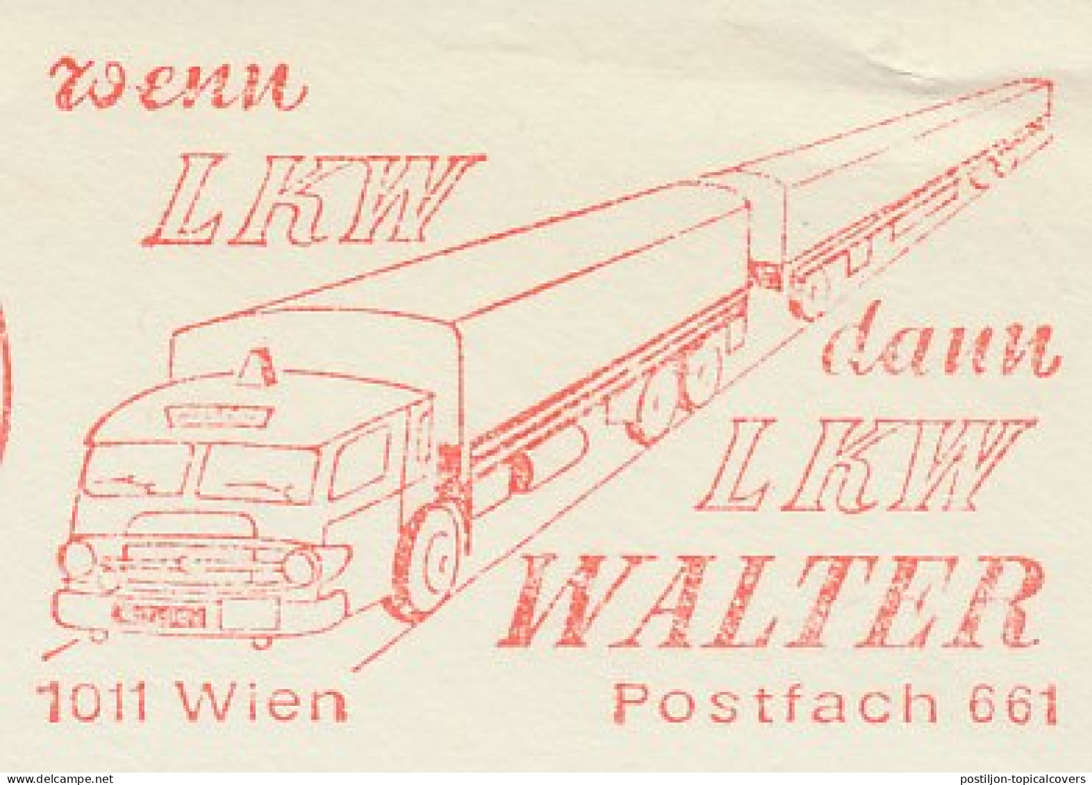 Meter Cut Austria 1969 Truck - Camion