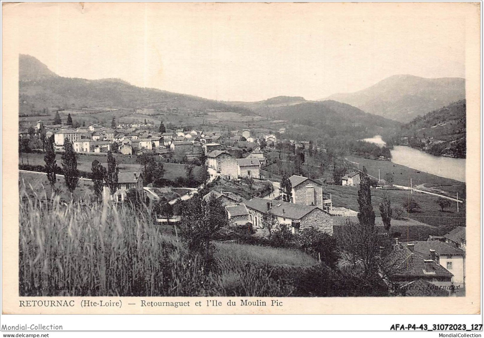 AFAP4-43-0385 - RETOURNAC - Retournaguet Et L'île Du Moulin Pic - Retournac