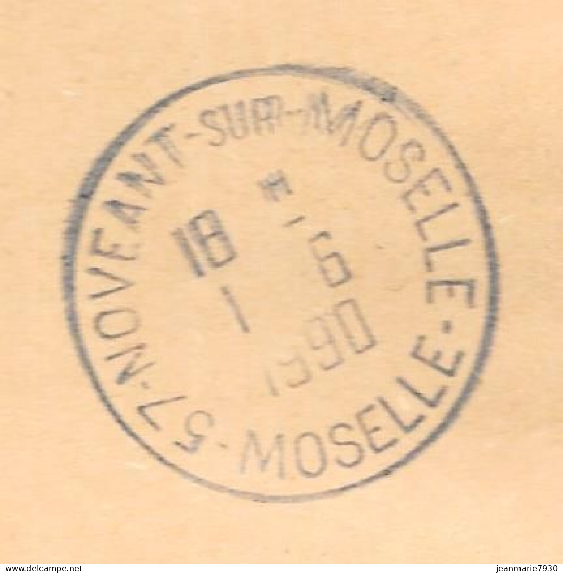 M126 - LETTRE DE OIGNIES DU 31/05/90 - MARQUE LINEAIRE OIGNIES 62-637 - FD (FAUSSE DESTINATION) DE NOVEANT DU 01/06/90 - Civil Frank Covers