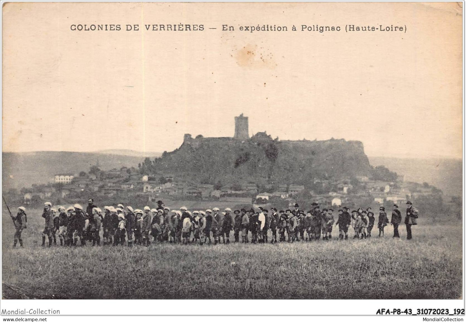 AFAP8-43-0868 - COLONIES DE VERRIERES - En Expédition à Polignac - Solignac Sur Loire