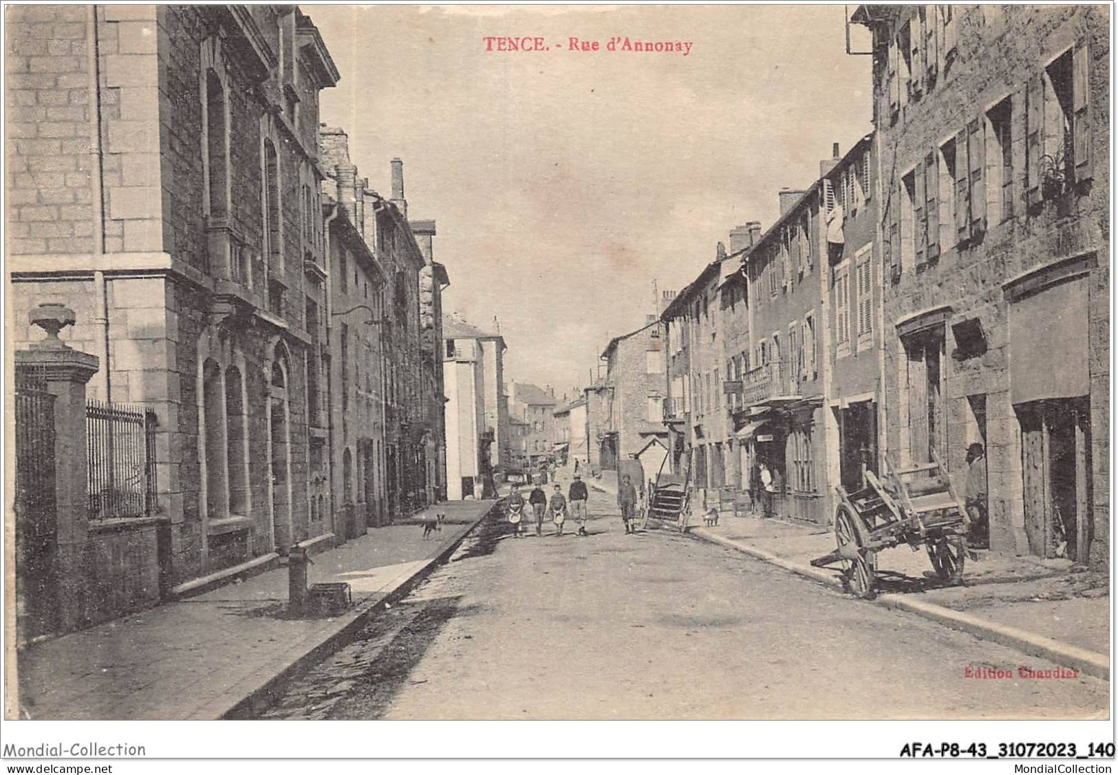 AFAP8-43-0842 - TENCE - Rue D'annonay - Le Chambon-sur-Lignon