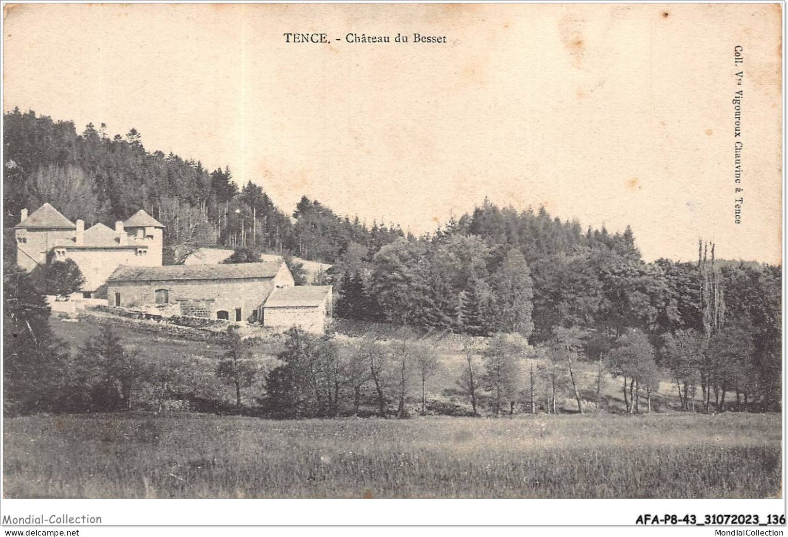 AFAP8-43-0840 - TENCE - Château Du Besset - Le Chambon-sur-Lignon