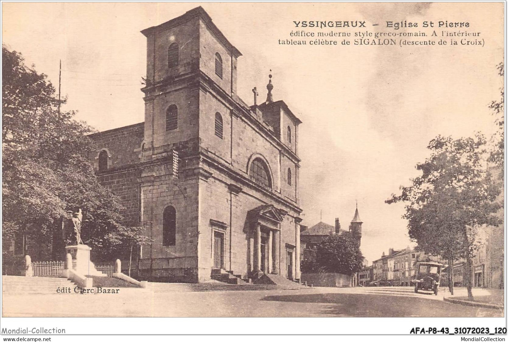 AFAP8-43-0832 - YSSINGEAUX - église St-pierre - Yssingeaux