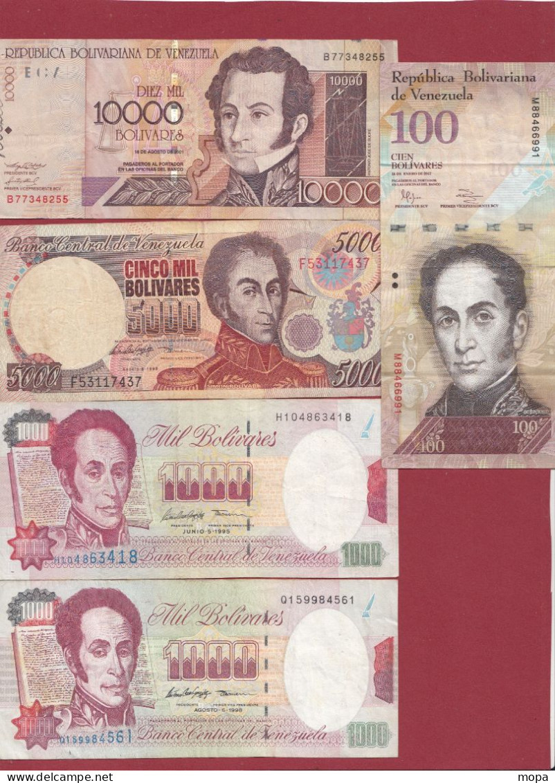 Venezuela 13 Billets Dans L 'état - Venezuela