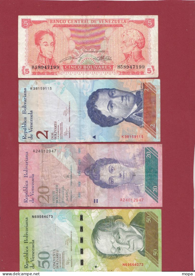 Venezuela 13 Billets Dans L 'état - Venezuela