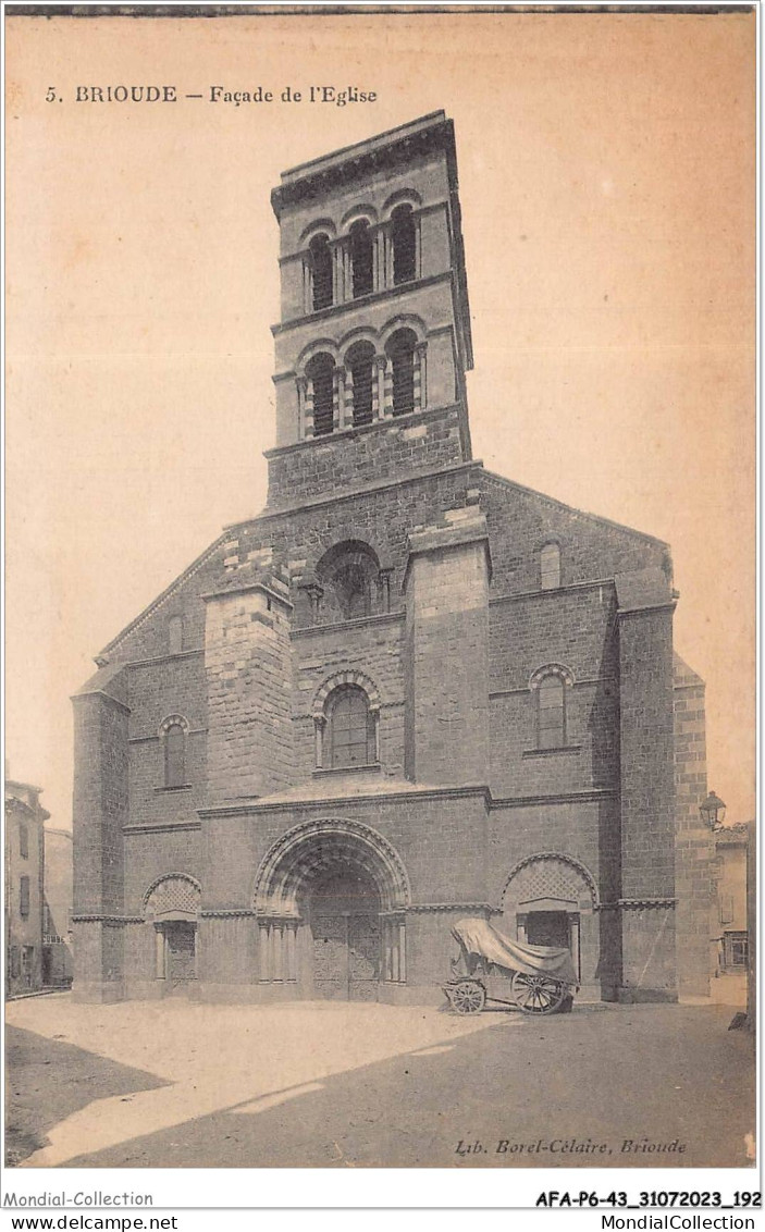 AFAP6-43-0653 - BRIOUDE - Façade De L'église - Brioude