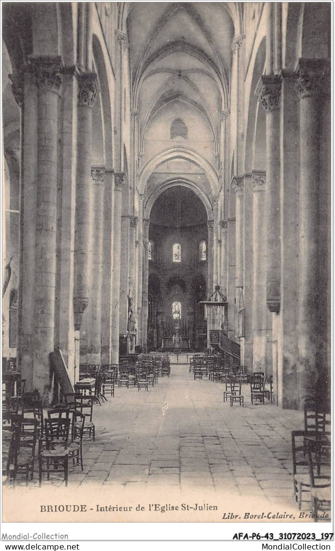 AFAP6-43-0656 - BRIOUDE - Intérieur De L'église St-julien - Brioude