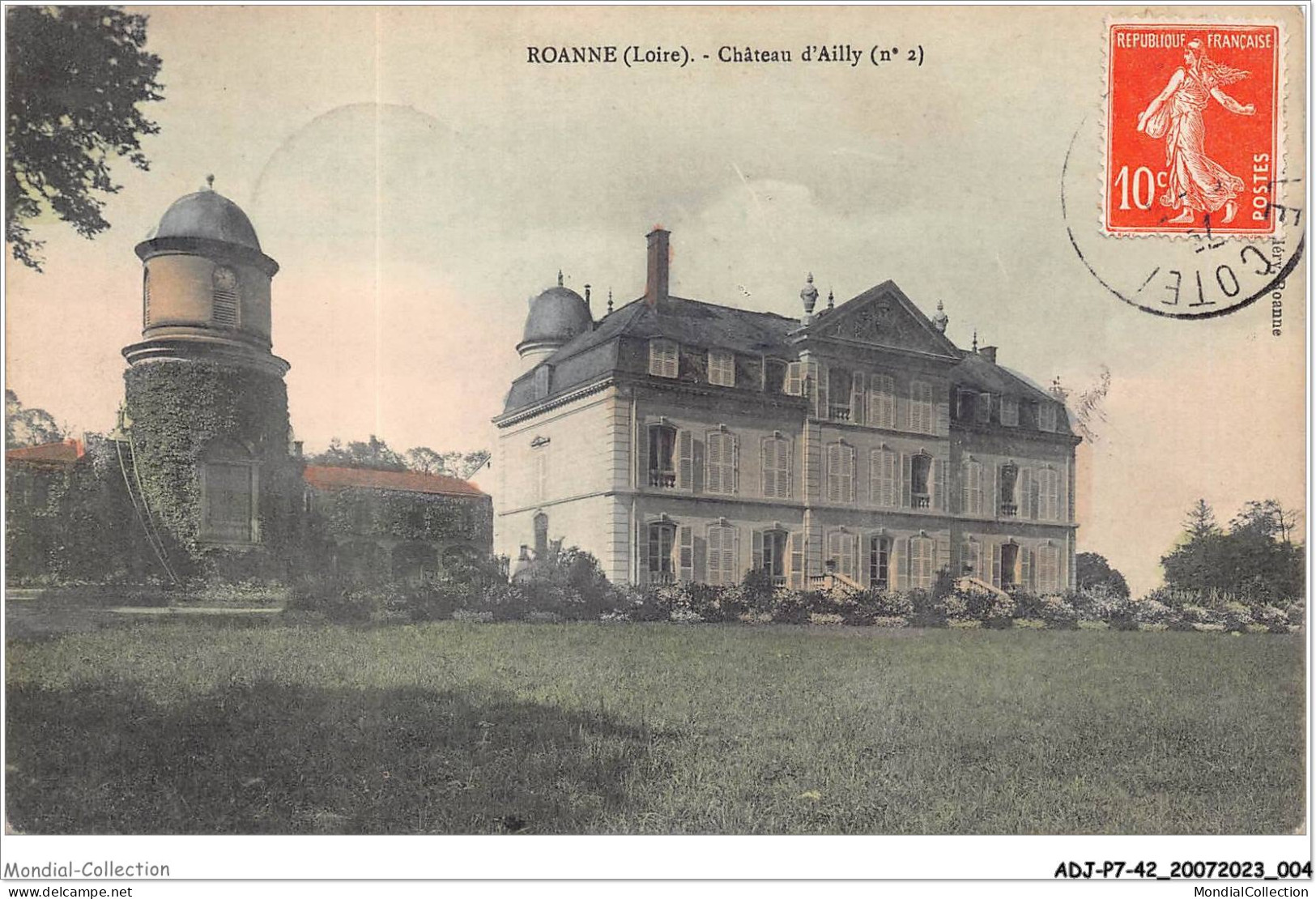 ADJP7-42-0556 - ROANNE - Chateau D'ailly - Roanne