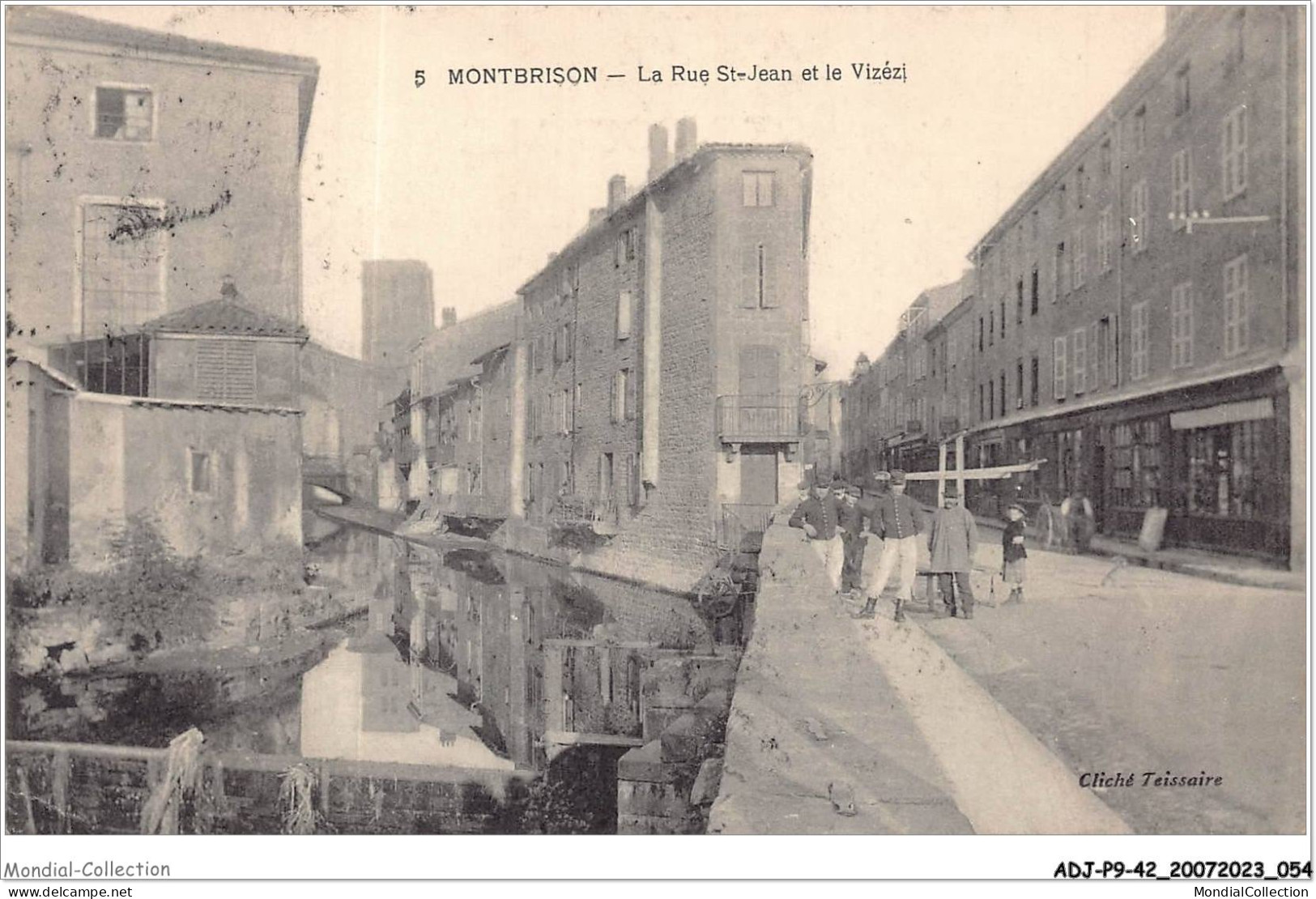 ADJP9-42-0748 - MONTBRISON - Dla Rue St-jean Et Le Vizezi - Montbrison