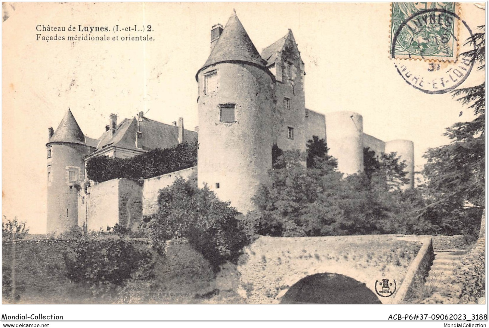 ACBP6-37-0553 - LUYNES - Le Château De Luynes - Façades Méridionale Et Orientale - Luynes