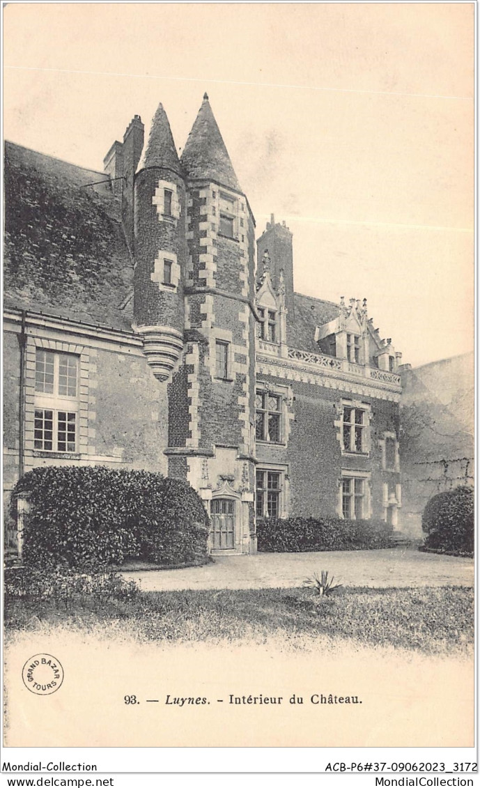 ACBP6-37-0545 - LUYNES - Intérieur Du Château  - Luynes