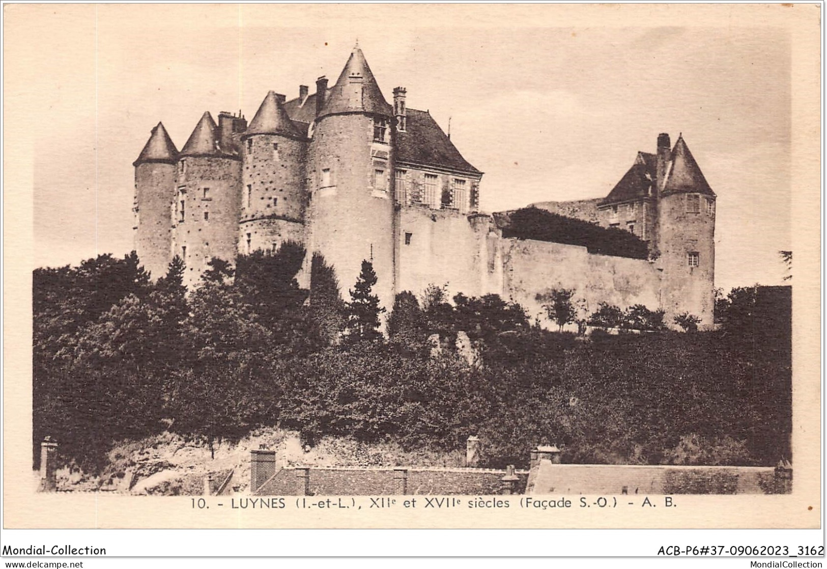 ACBP6-37-0540 - LUYNES - XII Et XVIIe Siècles - Façade  - Luynes