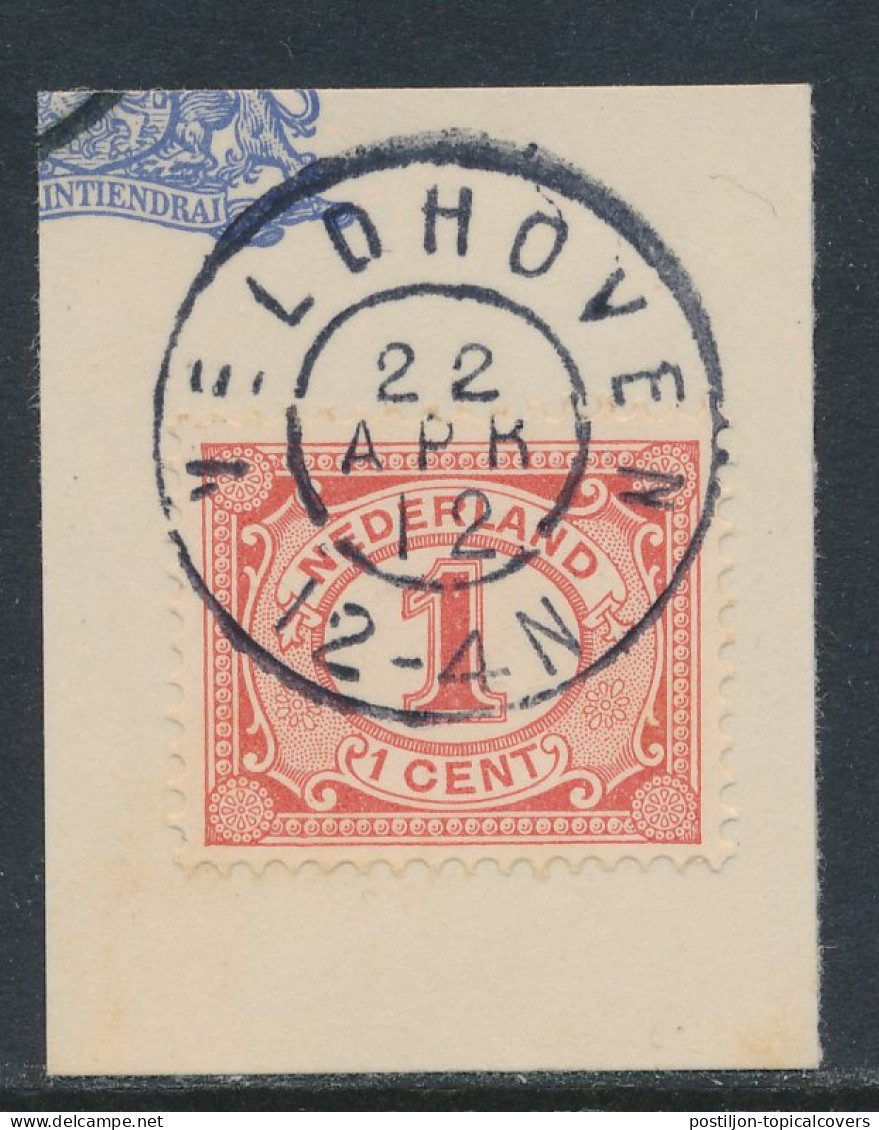 Grootrondstempel Veldhoven 1912 - Poststempels/ Marcofilie