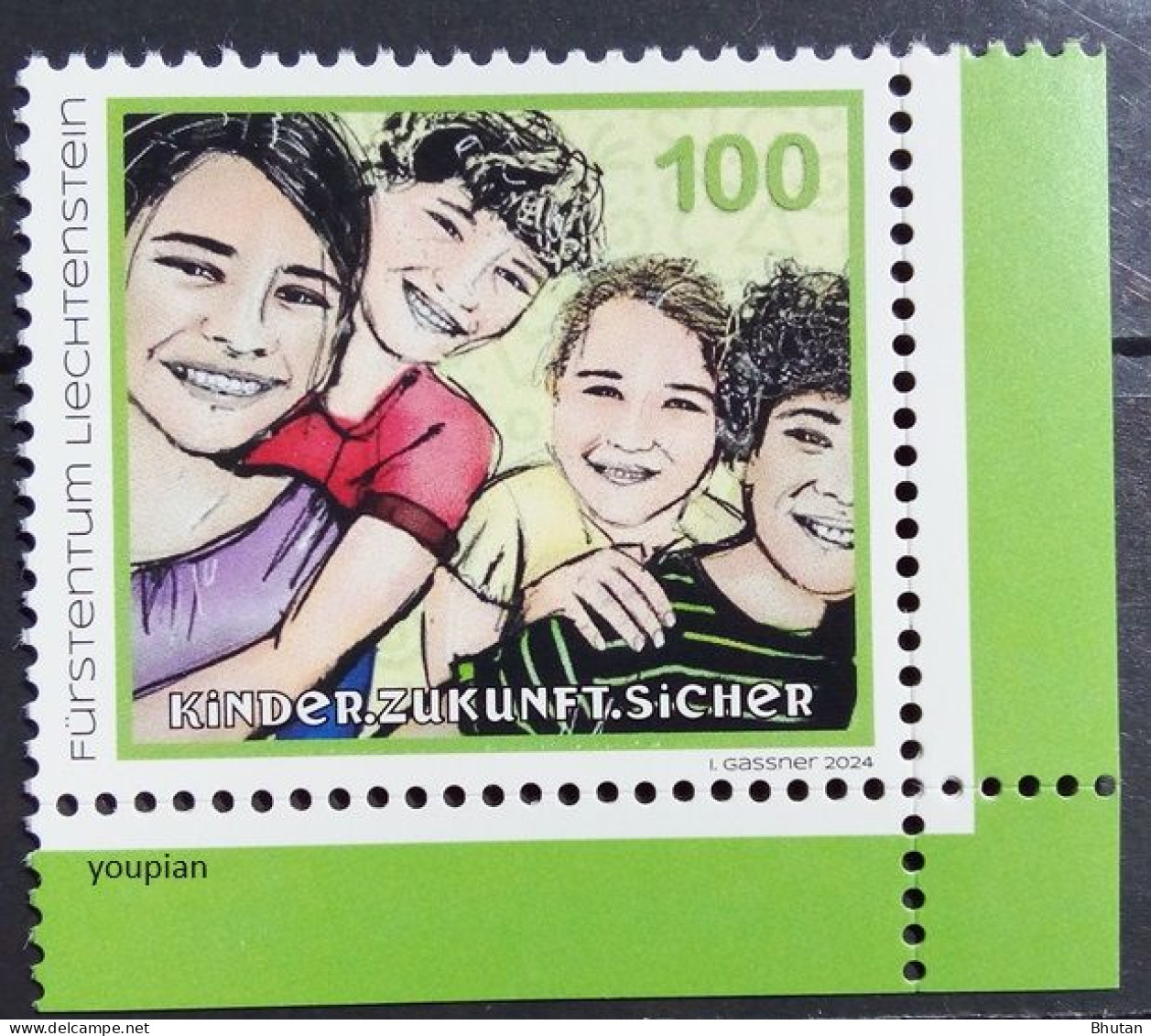 Liechtenstein 2024, Children, Future And Safty, MNH Single Stamp - Unused Stamps