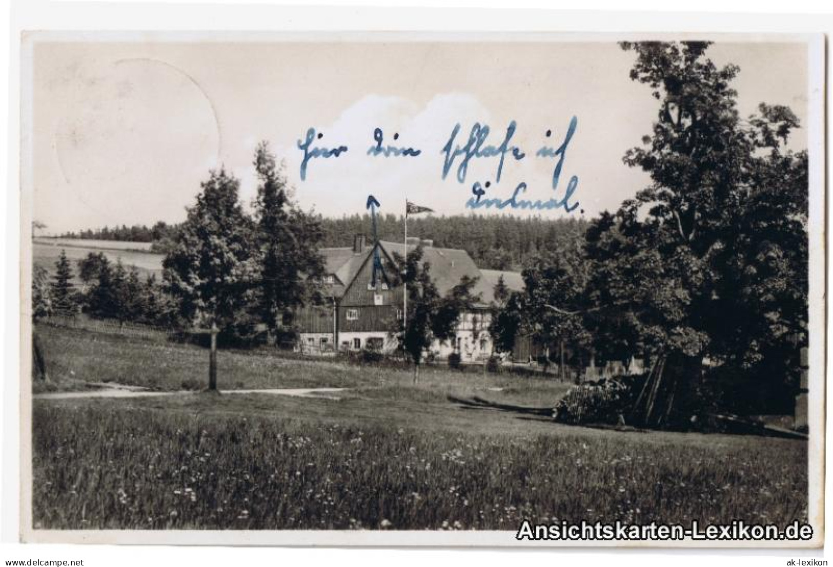 0 Landheim Scharnhorst - Foto AK - Schellerhau