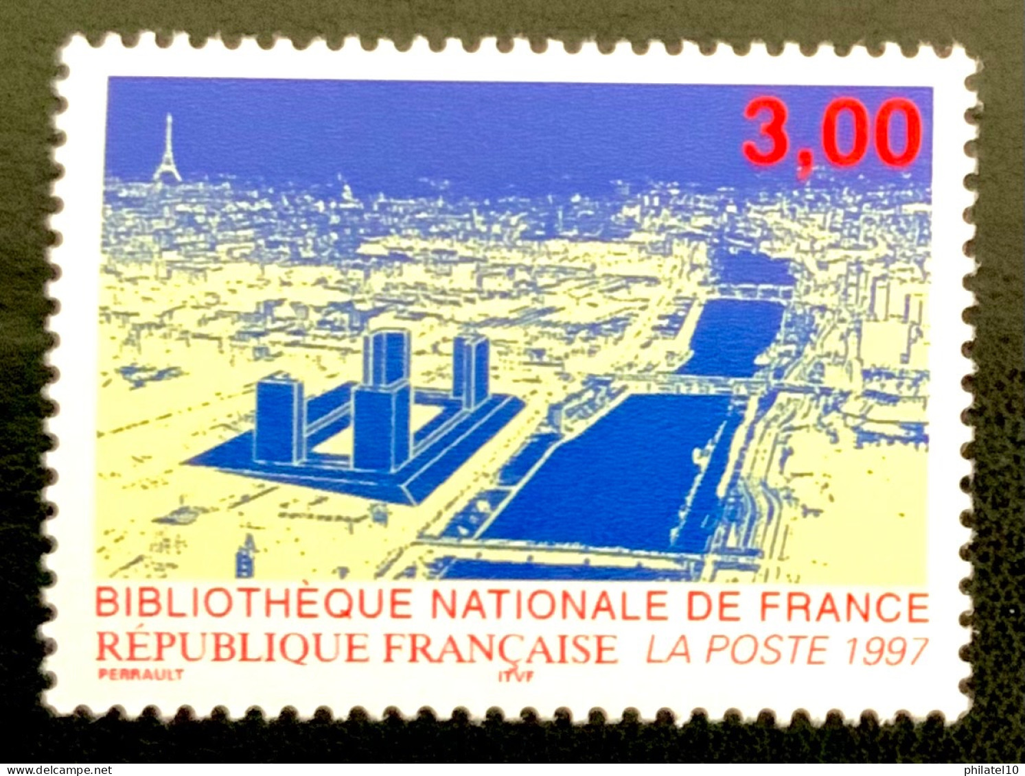 1997 FRANCE N 3041 BIBLIOTHÈQUE NATIONAL DE FRANCE - NEUF** - Unused Stamps