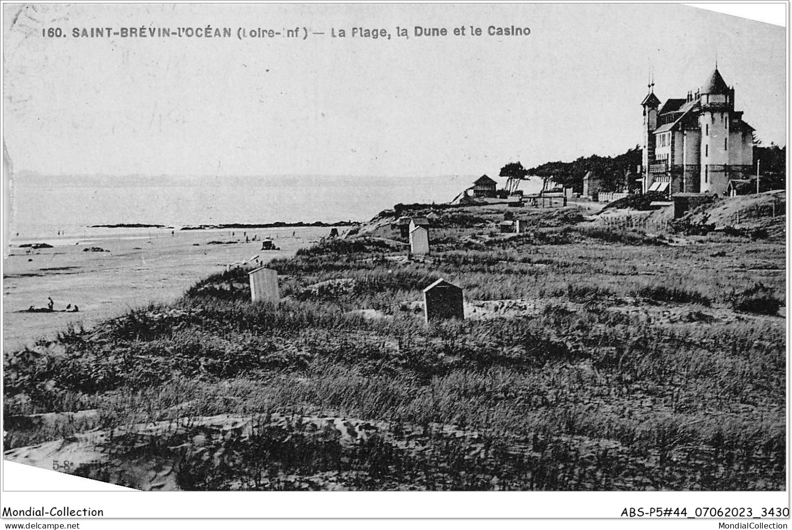 ABSP5-44-0452 - SAINT-BREVIN-L'OCEAN - La Plage -La Dune Et Le Casino - Saint-Brevin-l'Océan
