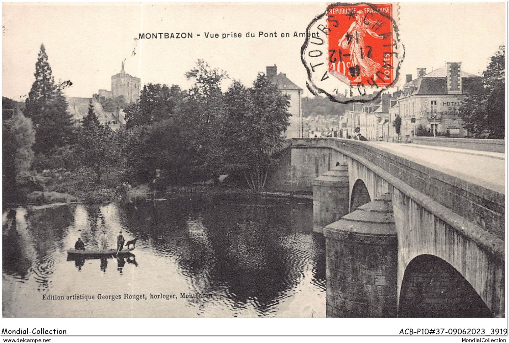 ACBP10-37-0919 - MONTBAZON - Vue Prise Du Pont En Amont - Montbazon