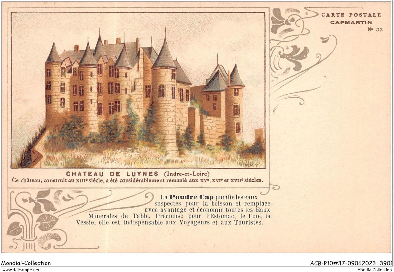 ACBP10-37-0910 - Château De Luynes  - Luynes