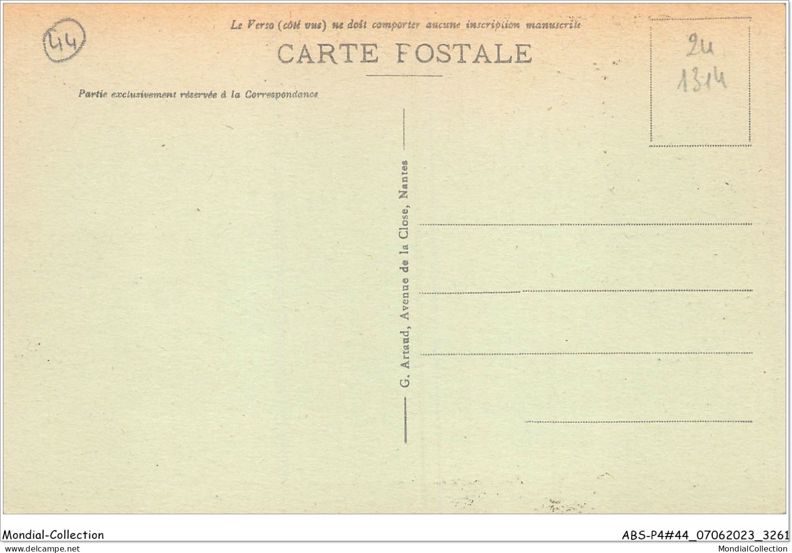 ABSP4-44-0367 - PREFAILLES - La Grande Rue Et La Poste  - Préfailles