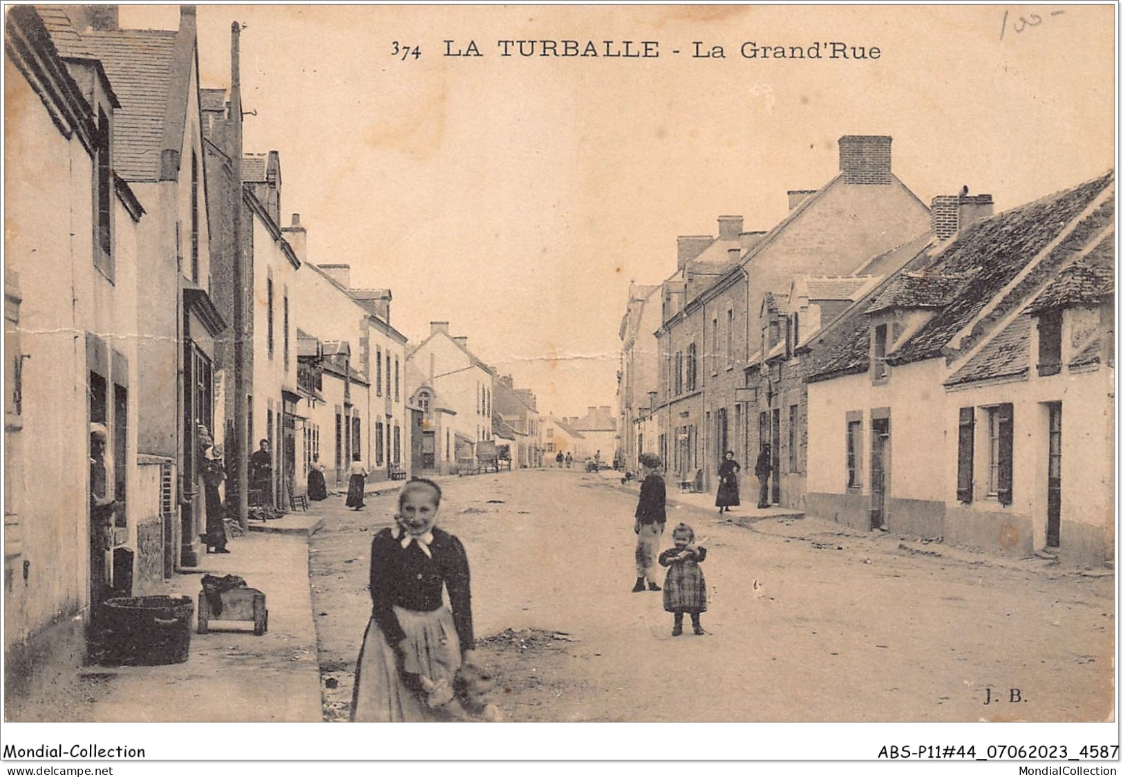 ABSP11-44-1032 - LA TURBALLE - La Grande Rue  - La Turballe