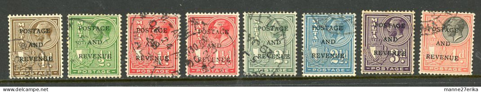 -Malta-1928-"King George V"  USED - Malta (...-1964)