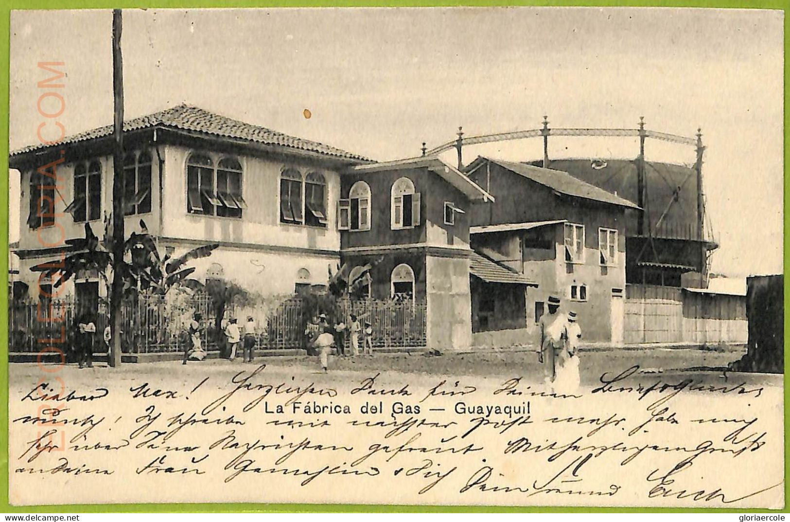 Af2389 - ECUADOR - Vintage Postcard -  Guayaquil - 1906 - Ecuador