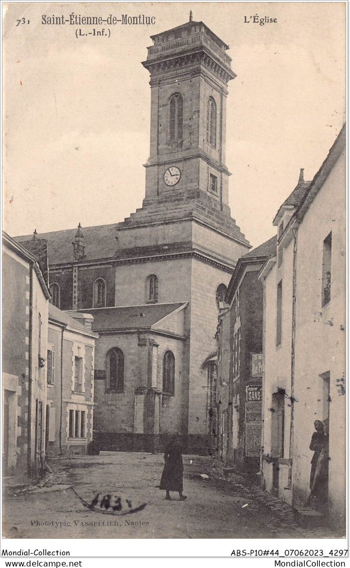 ABSP10-44-0886 - SAINT-ETIENNE-DE-MONTLUC - L'Eglise  - Saint Etienne De Montluc