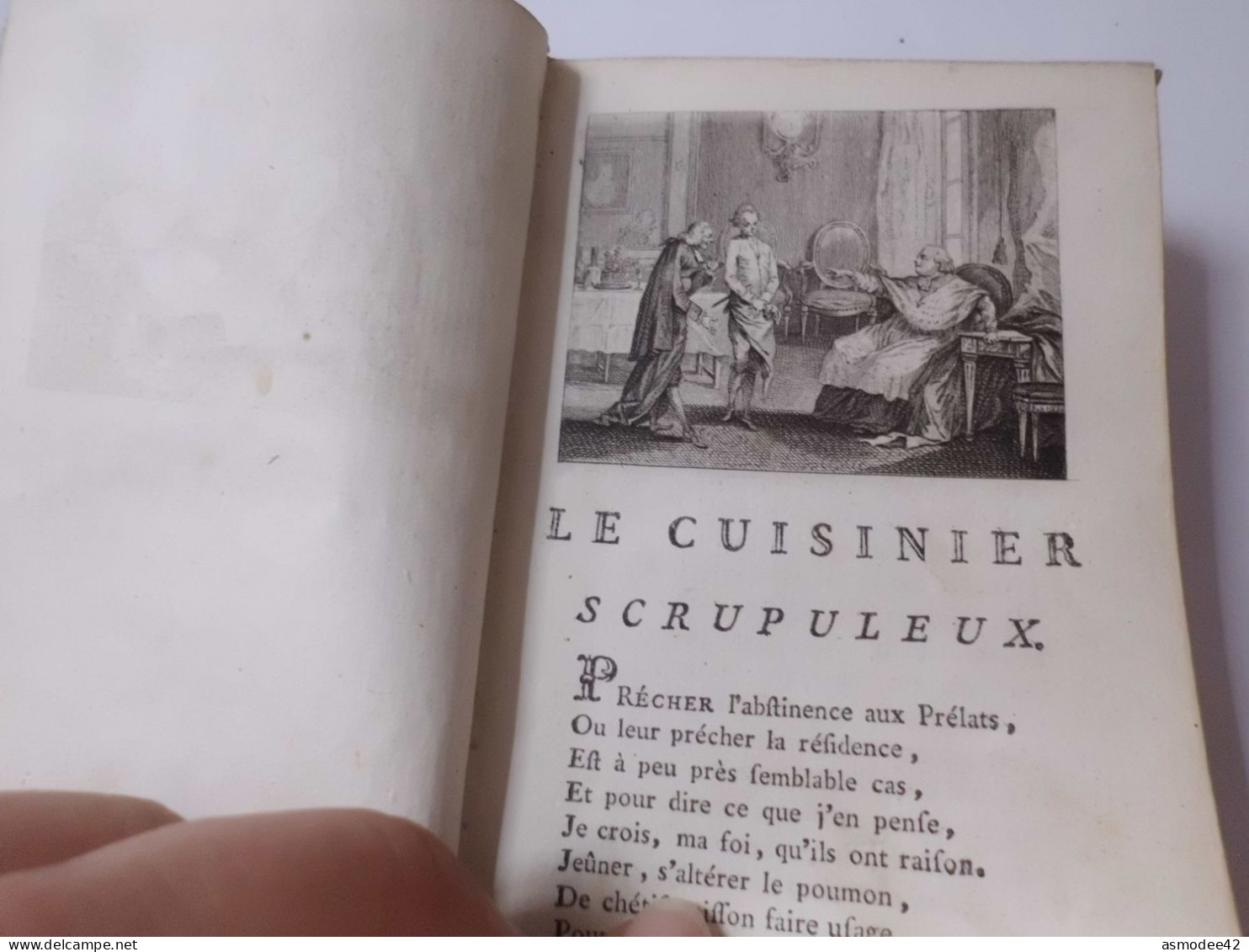 CONTES ET NOUVELLES EN VERS 1778  TOME 4 SEUL DIM 12,5  X 7,5 cm LIVRE ANCIEN XVIII ème