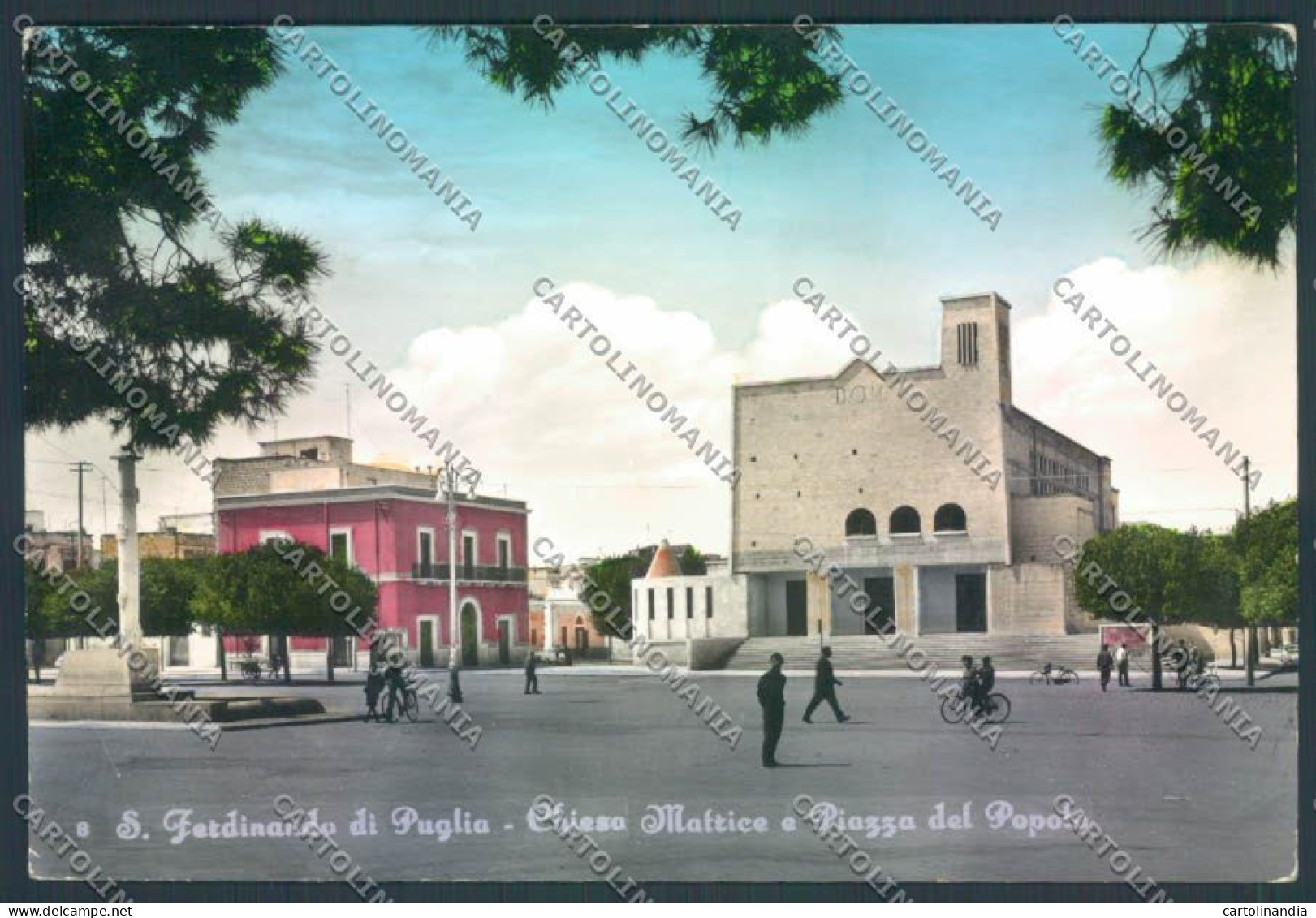 Bari Barletta San Ferdinando Di Puglia PIEGA Foto FG Cartolina ZF8352 - Bari