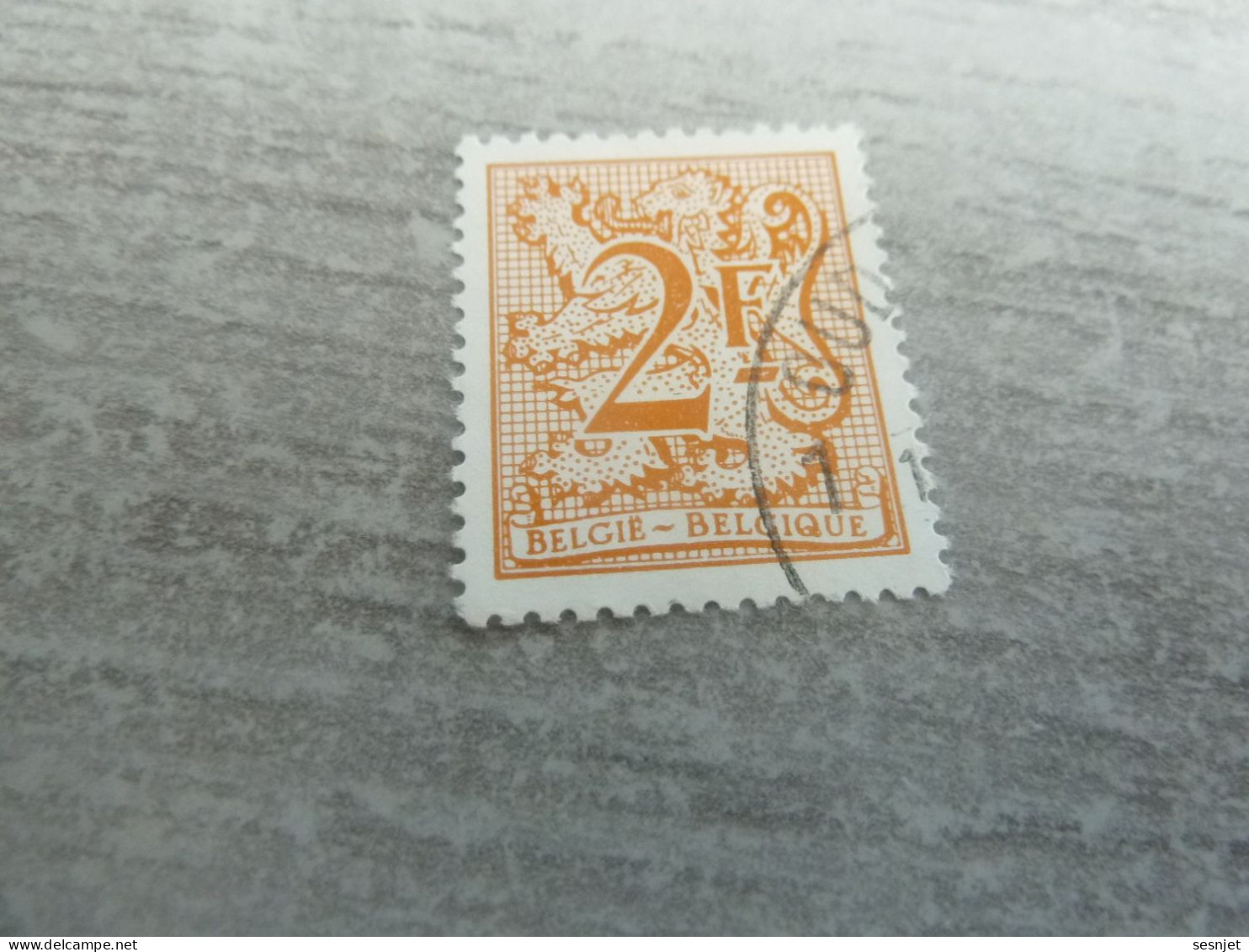 Belgique - Lion - 2f. - Orange - Oblitéré - Année 1950 - - Used Stamps