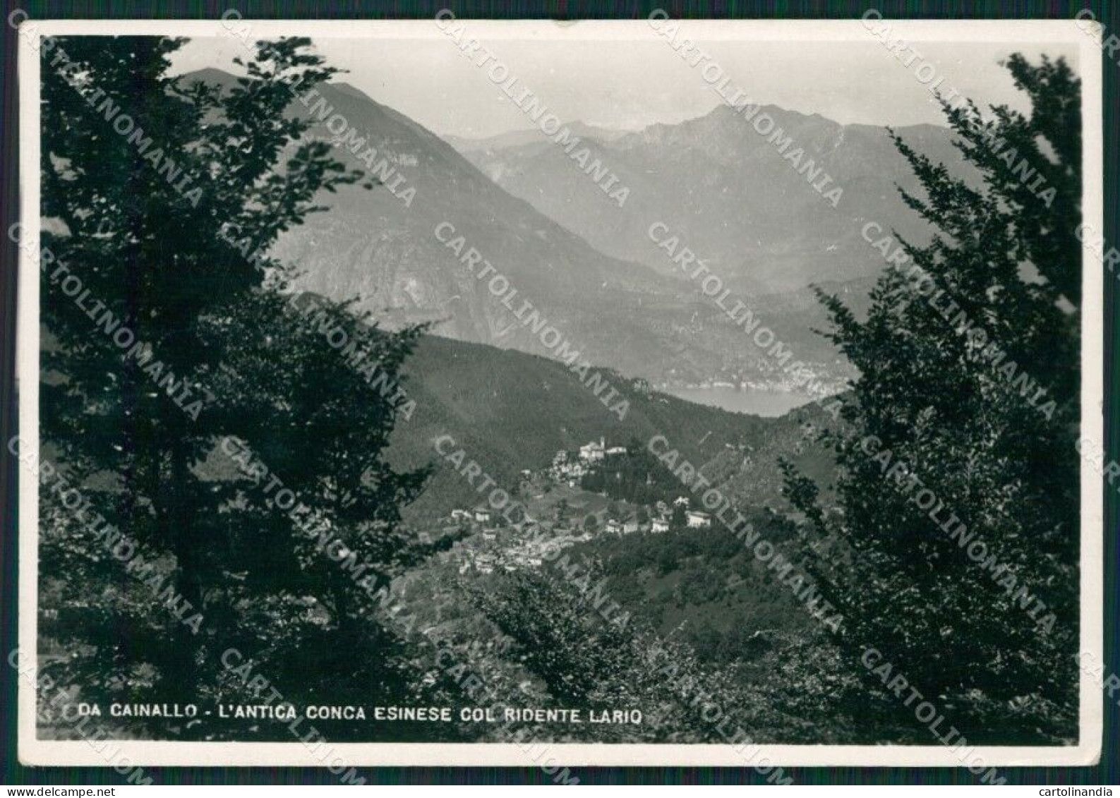 Lecco Cainallo Lago Di Como Foto FG Cartolina KB3249 - Lecco