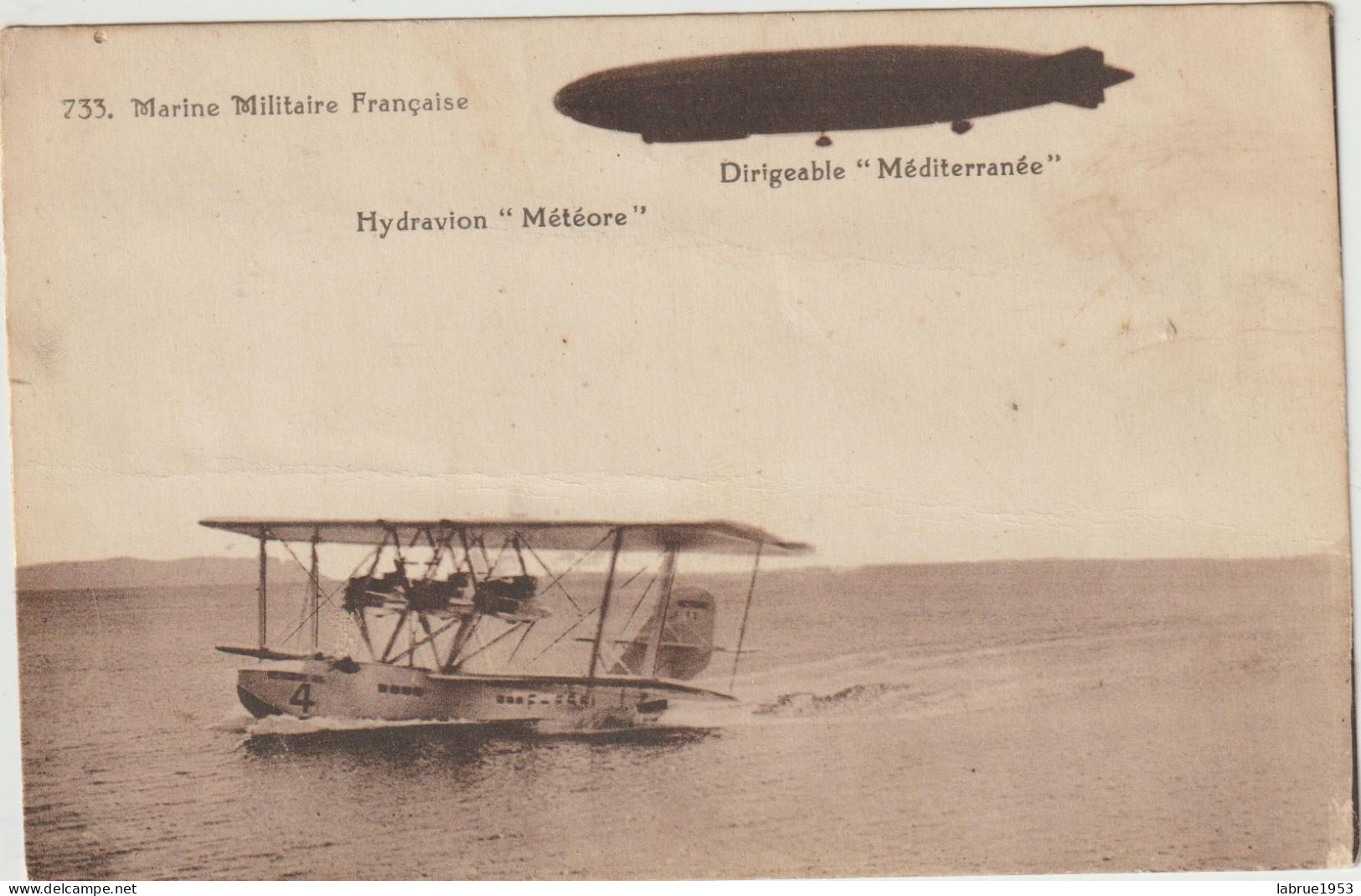 Hydravion "Météore" Dirigeable "Méditerranée  ( G.2483) - ....-1914: Précurseurs